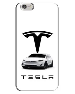 Чехол для iPhone 6 Plus / 6s Plus с картинкой «Tesla White Style»