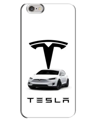 Чехол для iPhone 6 Plus / 6s Plus с картинкой «Tesla White Style»