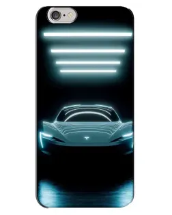 Чехол для iPhone 6 Plus / 6s Plus с картинкой «Tesla в неоне»