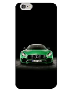 Чехол для iPhone 6 Plus / 6s Plus с картинкой «Mercedes — неоновый лого»