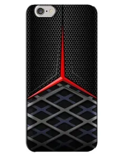 Чехол для iPhone 6 Plus / 6s Plus с картинкой «Mercedes Carbon Grid»