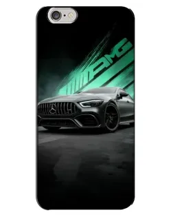 Чехол для iPhone 6 Plus / 6s Plus с картинкой «Темный Mercedes AMG»