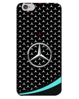 Чехол для iPhone 6 Plus / 6s Plus с картинкой «Mercedes — бирюзовый акцент»