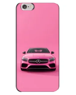 Чехол для iPhone 6 Plus / 6s Plus с картинкой «Розовый Mercedes AMG»