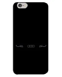 Чехол для iPhone 6 Plus / 6s Plus с картинкой «Audi — световой подпись»