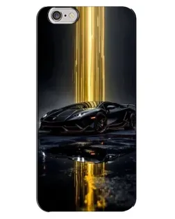 Чехол для iPhone 6 Plus / 6s Plus с картинкой «Ночной Lamborghini драйв»