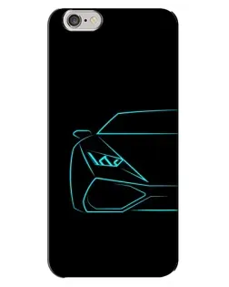 Чохол для iPhone 6 Plus / 6s Plus з картинкою «Блакитний силует Lamborghini» Чохол для iPhone 6 Plus / 6s Plus з картинкою «Блакитний силует Lamborghini»