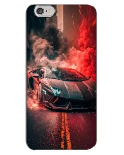 Чохол для iPhone 6 Plus / 6s Plus з картинкою «Lamborghini червоний дим» Чохол для iPhone 6 Plus / 6s Plus з картинкою «Lamborghini червоний дим»