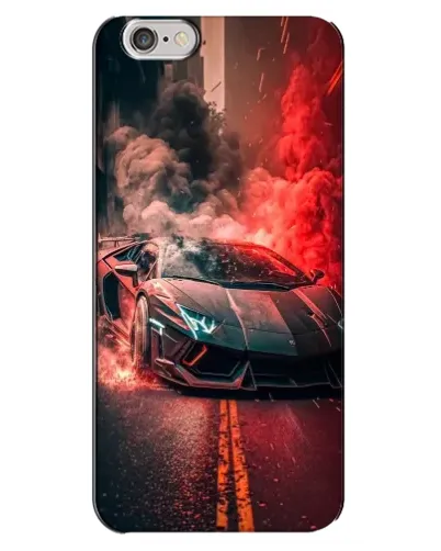 Чехол для iPhone 6 Plus / 6s Plus с картинкой «Lamborghini красный дым» Чехол для iPhone 6 Plus / 6s Plus с картинкой «Lamborghini красный дым»