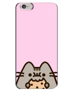 Чехол для iPhone 6 Plus / 6s Plus с картинкой «Pusheen и печенье»