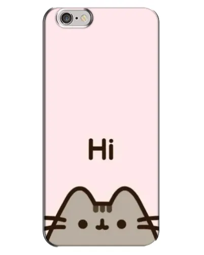 Чехол для iPhone 6 Plus / 6s Plus с картинкой «Пушин говорит Hi» Чехол для iPhone 6 Plus / 6s Plus с картинкой «Пушин говорит Hi»
