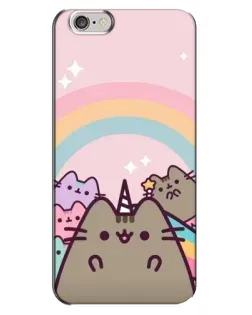 Чехол для iPhone 6 Plus / 6s Plus с картинкой «Единорог Pusheen»