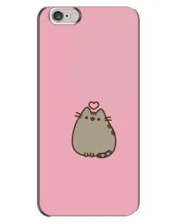 Чехол для iPhone 6 Plus / 6s Plus с картинкой «Pusheen сердце»