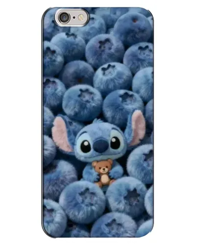Чехол для iPhone 6 Plus / 6s Plus с картинкой «Стич и голубика»