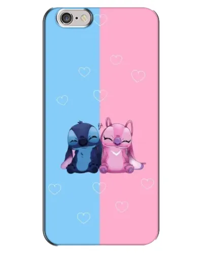 Чехол для iPhone 6 Plus / 6s Plus с картинкой «Stitch и Angel Love»