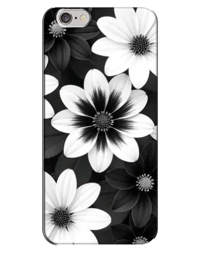 Чехол для iPhone 6 Plus / 6s Plus с картинкой «Монохромные астры»