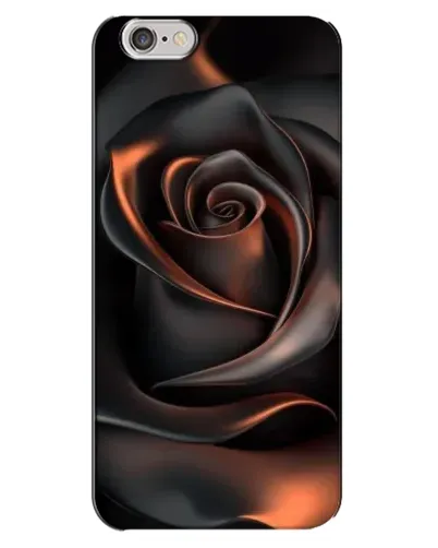 Чехол для iPhone 6 Plus / 6s Plus с картинкой «Шелковая черная роза»