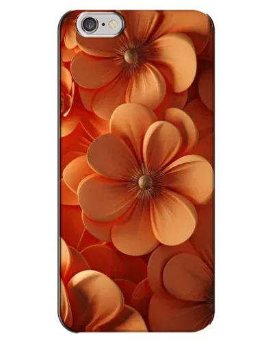 Чехол для iPhone 6 Plus / 6s Plus с картинкой «Оранжевый макро цветок»