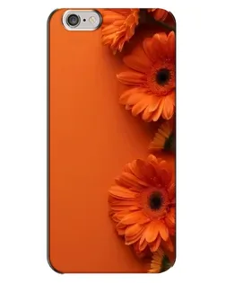 Чехол для iPhone 6 Plus / 6s Plus с картинкой «Оранжевые герберы»