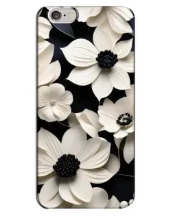 Чехол для iPhone 6 Plus / 6s Plus с картинкой «Объемные белые цветы»