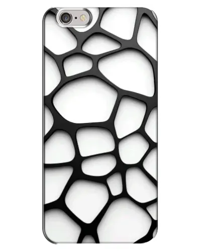 Чехол для iPhone 6 Plus / 6s Plus с картинкой «Белая объемная сетка» Чехол для iPhone 6 Plus / 6s Plus с картинкой «Белая объемная сетка»
