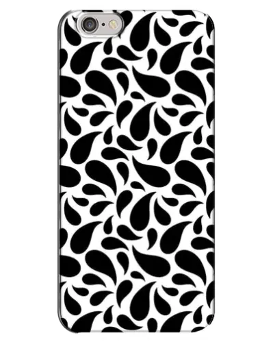 Чехол для iPhone 6 Plus / 6s Plus с картинкой «Контрастные черные капли» Чехол для iPhone 6 Plus / 6s Plus с картинкой «Контрастные черные капли»