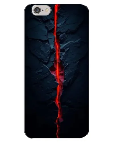 Чехол для iPhone 6 Plus / 6s Plus с картинкой «Kрасная лавовая трещина» Чехол для iPhone 6 Plus / 6s Plus с картинкой «Kрасная лавовая трещина»