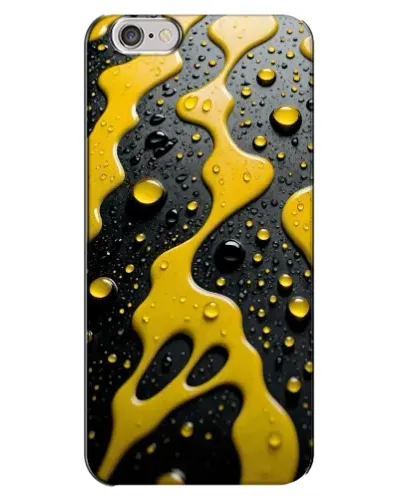 Чехол для iPhone 6 Plus / 6s Plus с картинкой «Жидкое желтое золото» Чехол для iPhone 6 Plus / 6s Plus с картинкой «Жидкое желтое золото»