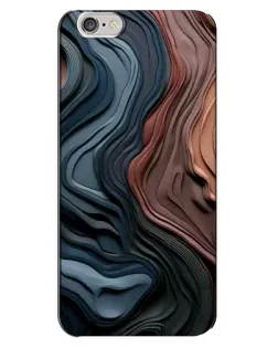 Чехол для iPhone 6 Plus / 6s Plus с картинкой «Цветные волны каньона»