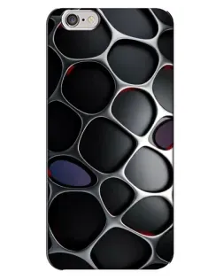 Чехол для iPhone 6 Plus / 6s Plus с картинкой «Объемная темная решетка»