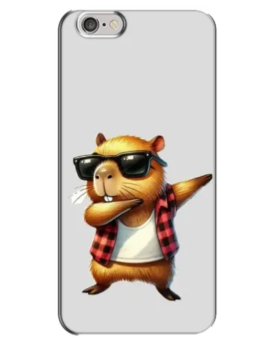 Чехол для iPhone 6 Plus / 6s Plus с картинкой «Капибара рэпер даб»