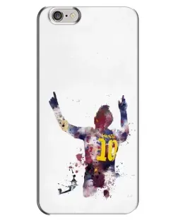 Чехол для iPhone 6 Plus / 6s Plus с картинкой «Акварельный Месси Барселона»
