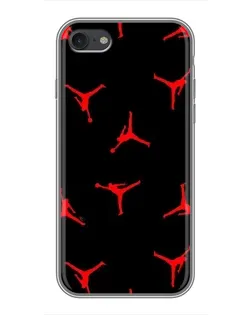 Чехол для iPhone 6 / 6s с картинкой «Jordan Red Pattern»