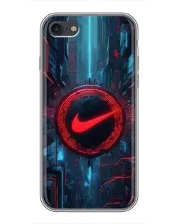 Чехол для iPhone 6 / 6s с картинкой «Техногенный стиль Nike»