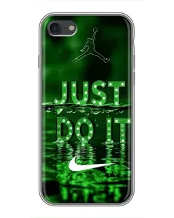 Чехол для iPhone 6 / 6s с картинкой «Зеленый неоновый Nike»