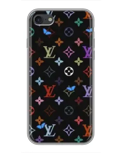 Чехол для iPhone 6 / 6s с картинкой «Цветная монограмма LV»