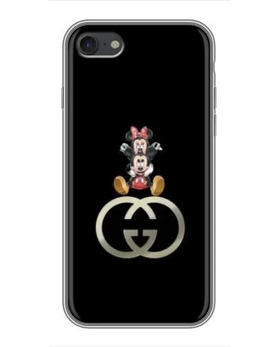 Чохол для iPhone 6 / 6s з картинкою «Мінні Маус на лого»