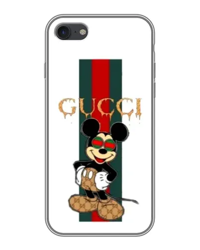Чохол для iPhone 6 / 6s з картинкою «Міккі Маус Gucci — смуги»