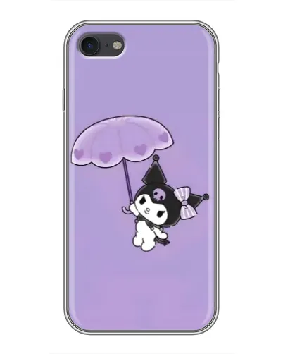 Чехол для iPhone 6 / 6s с картинкой «Kuromi с зонтиком»