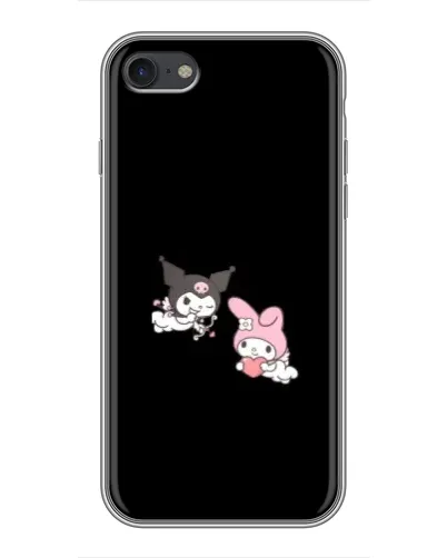 Чехол для iPhone 6 / 6s с картинкой «My Melody и Kuromi»
