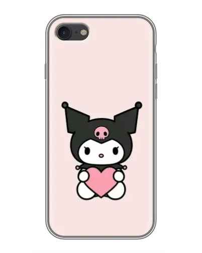 Чехол для iPhone 6 / 6s с картинкой «Kuromi и сердце»