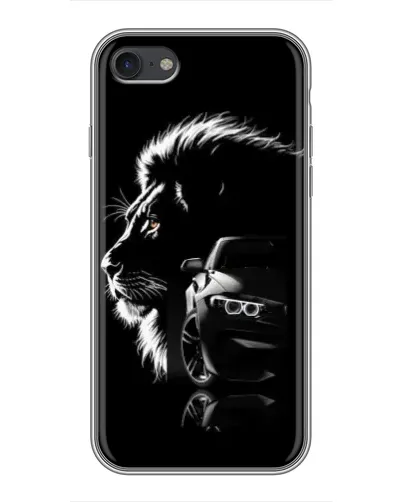 Чохол для iPhone 6 / 6s з картинкою «BMW та лев» Чохол для iPhone 6 / 6s з картинкою «BMW та лев»