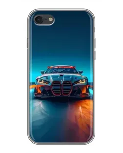 Чехол для iPhone 6 / 6s с картинкой «BMW — огни неона» Чехол для iPhone 6 / 6s с картинкой «BMW — огни неона»