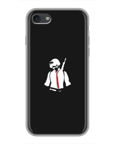 Чехол для iPhone 6 / 6s с картинкой «PUBG — силуэт воина» Чехол для iPhone 6 / 6s с картинкой «PUBG — силуэт воина»