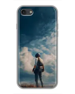 Чехол для iPhone 6 / 6s с картинкой «Герой PUBG на скале» Чехол для iPhone 6 / 6s с картинкой «Герой PUBG на скале»