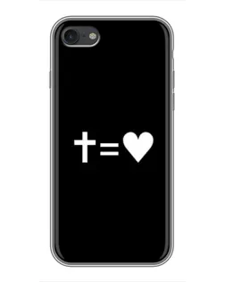 Чехол для iPhone 6 / 6s с картинкой «Крест и Сердце»