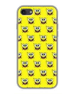 Чехол для iPhone 6 / 6s с картинкой «Паттерн Губка Боб»