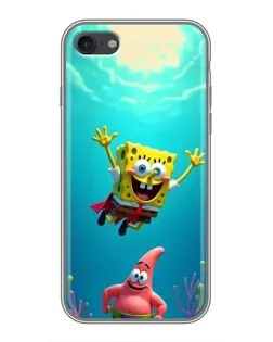 Чехол для iPhone 6 / 6s с картинкой «Спанч Боб под водой»