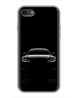 Чохол для iPhone 6 / 6s з картинкою «Силует Tesla Night»