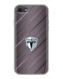 Чохол для iPhone 6 / 6s з картинкою «Металева текстура Tesla»